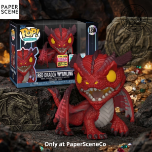 Mythical Crimson Hatchling Red Dragon Wyrmling Collectible Figurine