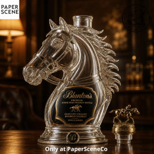 Blanton’s Horse Head Single Barrel Bourbon Whiskey Bottle