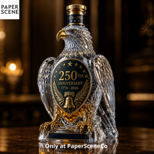 Hawk 250th Anniversary Commemorative Whiskey Bottle – A Symbol of American Heritage and Luxury Craftsmanship