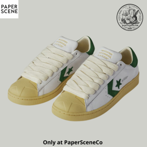 Vintage Green Converse Pro Leather 1908 Low Top Sneakers
