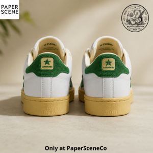 Vintage Green Converse Pro Leather 1908 Low Top Sneakers