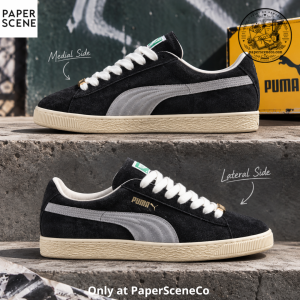 ASAP Rocky x PUMA Suede '94 Black Cream Sneakers