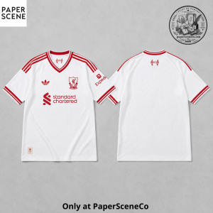 Liverpool 2026/27 Away Jersey White Red Shirt