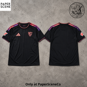 Sevilla FC 2026/27 Third Jersey Black Pink Shirt 7 Sevilla FC 2026/27 Third Jersey Black Pink Shirt