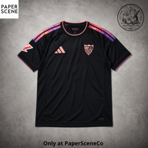 Sevilla FC 2026/27 Third Jersey Black Pink Shirt 8 Sevilla FC 2026/27 Third Jersey Black Pink Shirt
