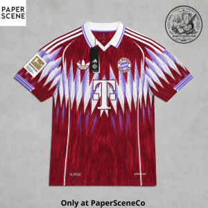 Bayern Munich 2026/27 Home Jersey Red Purple Shirt 8 Bayern Munich 2026/27 Home Jersey Red Purple Shirt