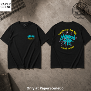 Stussy T Shirt Modern Age Graffiti Graphic Streetwear Tee 7 Stussy T Shirt Modern Age Graffiti Graphic Streetwear Tee