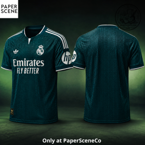 Real Madrid 2025/26 Third Green Soccer Jersey