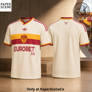 AS Roma 2026/27 Away Jersey Vintage Tribute Edition 7 AS Roma 2026/27 Away Jersey Vintage Tribute Edition