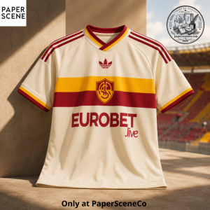AS Roma 2026/27 Away Jersey Vintage Tribute Edition 8 AS Roma 2026/27 Away Jersey Vintage Tribute Edition