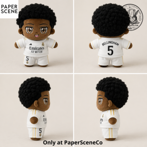 Jude Bellingham #5 Real Madrid Plush Doll – Soft Soccer Fan Collectible Toy 4 Jude Bellingham #5 Real Madrid Plush Doll – Soft Soccer Fan Collectible Toy