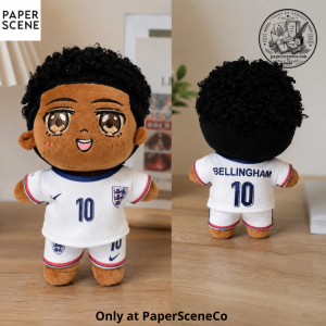 Bellingham England No.10 Chibi Soccer Plushie Collectible Doll