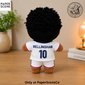 Bellingham England No.10 Chibi Soccer Plushie Collectible Doll