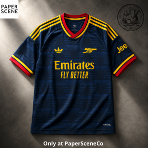 Arsenal FC 26/27 Away Soccer Jersey – Navy Gold Retro Matchday Shirt 8 Arsenal FC 26/27 Away Soccer Jersey – Navy Gold Retro Matchday Shirt
