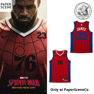 Philadelphia 76ers Spider Web Basketball Jersey – James #23 Concept Edition