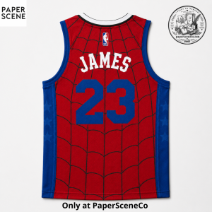 Philadelphia 76ers Spider Web Basketball Jersey – James #23 Concept Edition