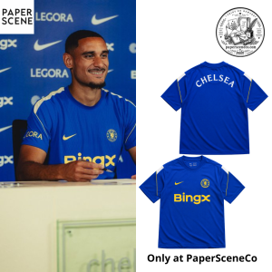 Maxence Lacroix Chelsea FC Unveiling Nike Training Kit Jersey 2026